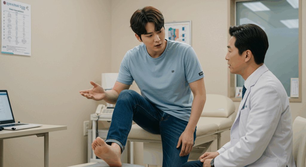 발 뒷꿈치 통증
