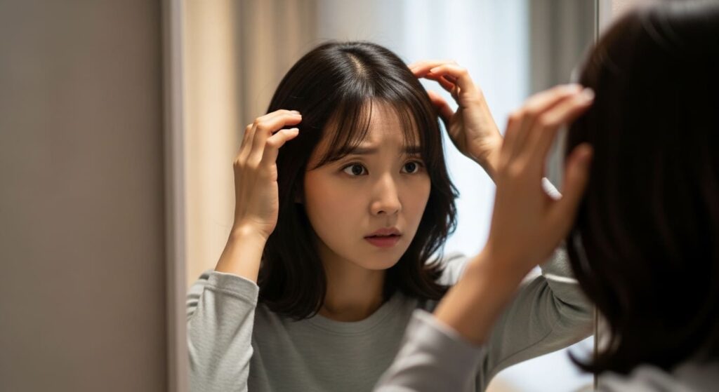산후탈모 앞머리