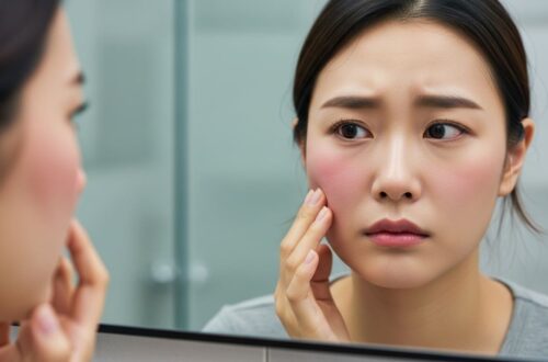얼굴 간지러움 두드러기