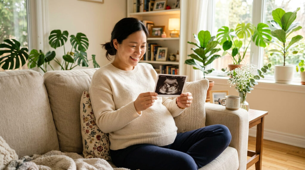 1차 기형아검사 시기 목돌미 투명대 정상범위