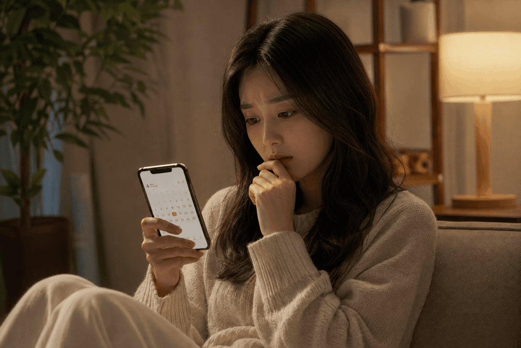 부정출혈 후 생리